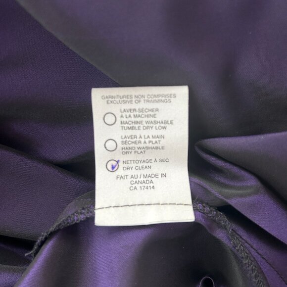 Marie Saint Pierre Festive Purple Pleated Holiday Mini Skirt – X-Small XS - Picture 8 of 9